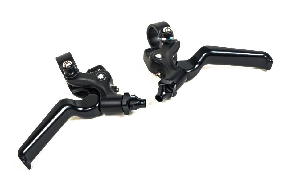 Brake Lever Set - LH + RH (Black/Black) (2017~)