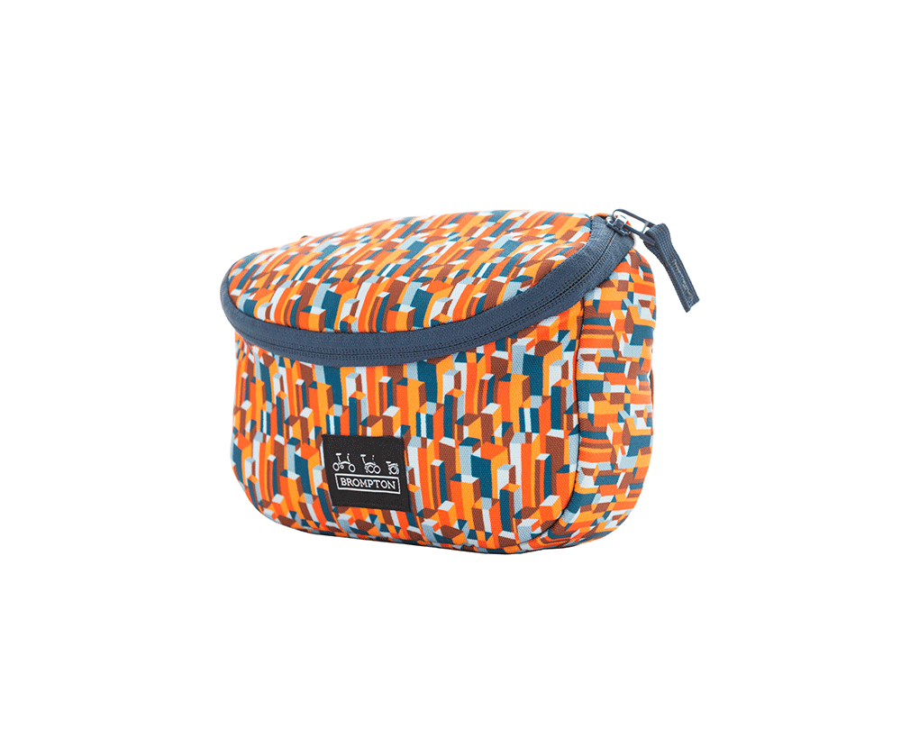 Liberty Zip Pouch – Metropolis (Orange Multi) | 브롬톤