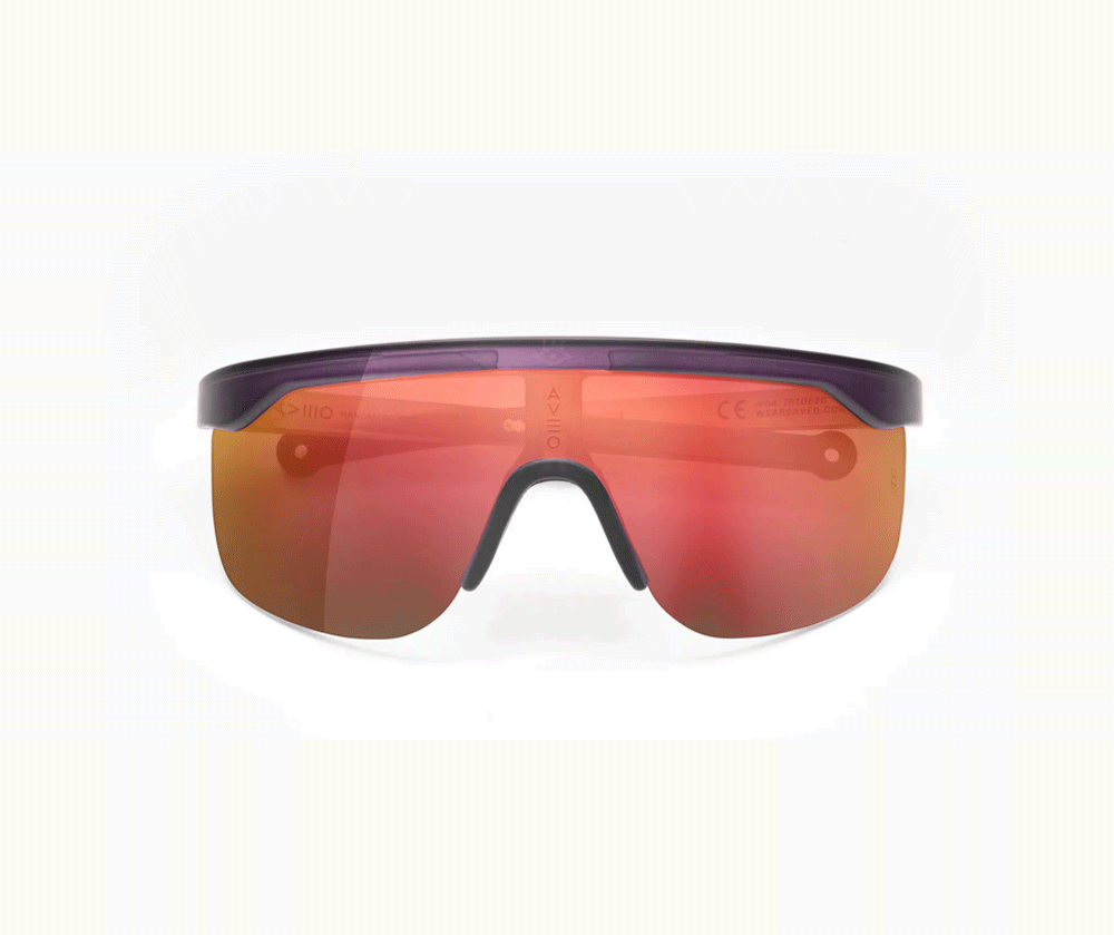 IRIDE FADE PURPLE - RED MIRROR LENS