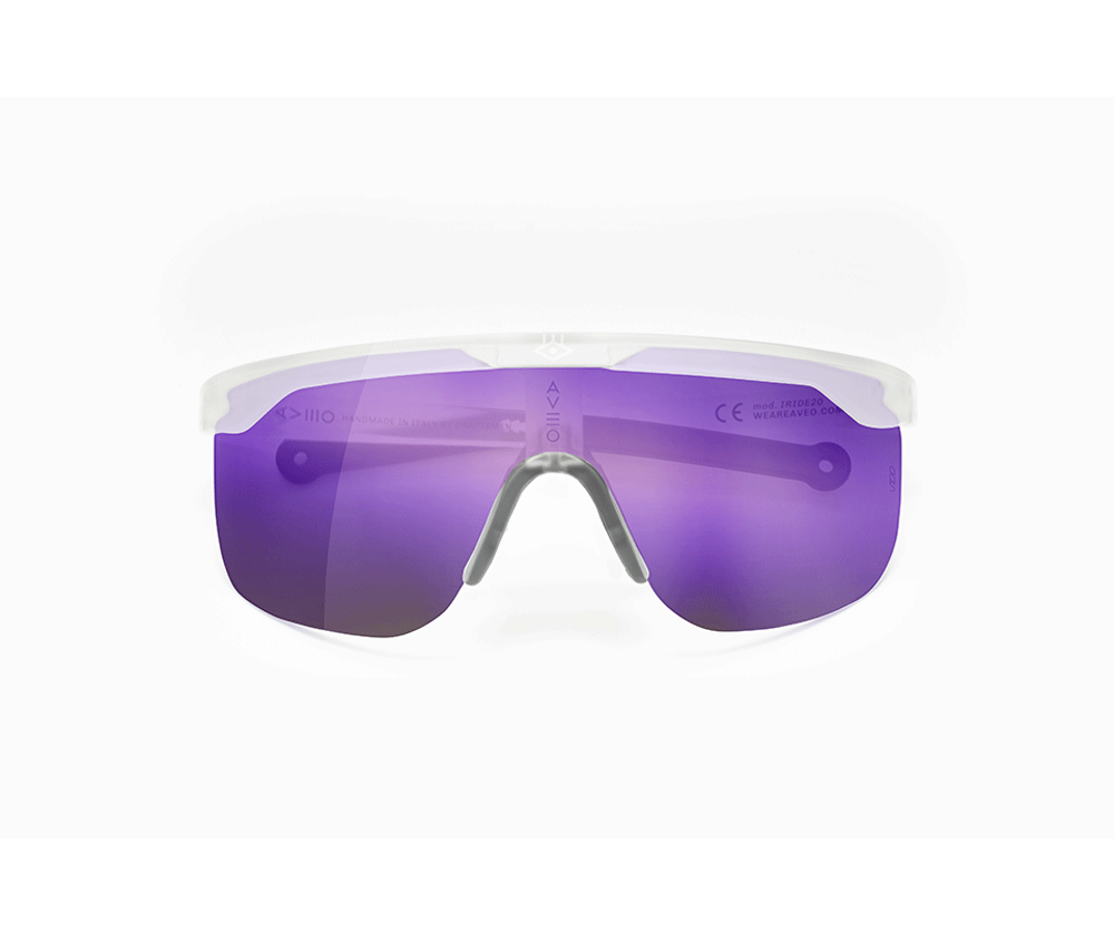 IRIDE CLEAR - PURPLE MIRROR LENS