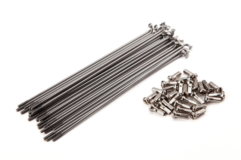 Spoke/nipple set 13g Single Butted - 146mm