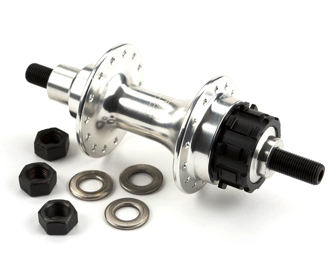Brompton rear free-hub, 28 H,inc fixings