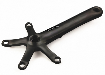 Replacement crank only - Spider type - RH (Black)