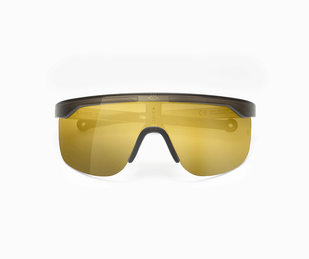 IRIDE FADE GREEN - GOLD MIRROR LENS