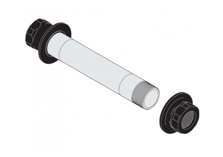 Hub Axle & Endcap Kit 142(for INDR)