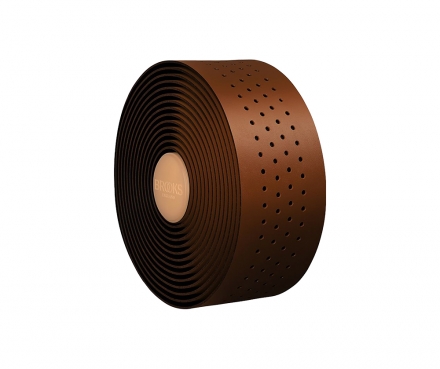 REGENERATED LEATHER BAR TAPE BROWN