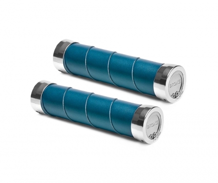 SLENDER LEATHER GRIPS 130/130 TEAL