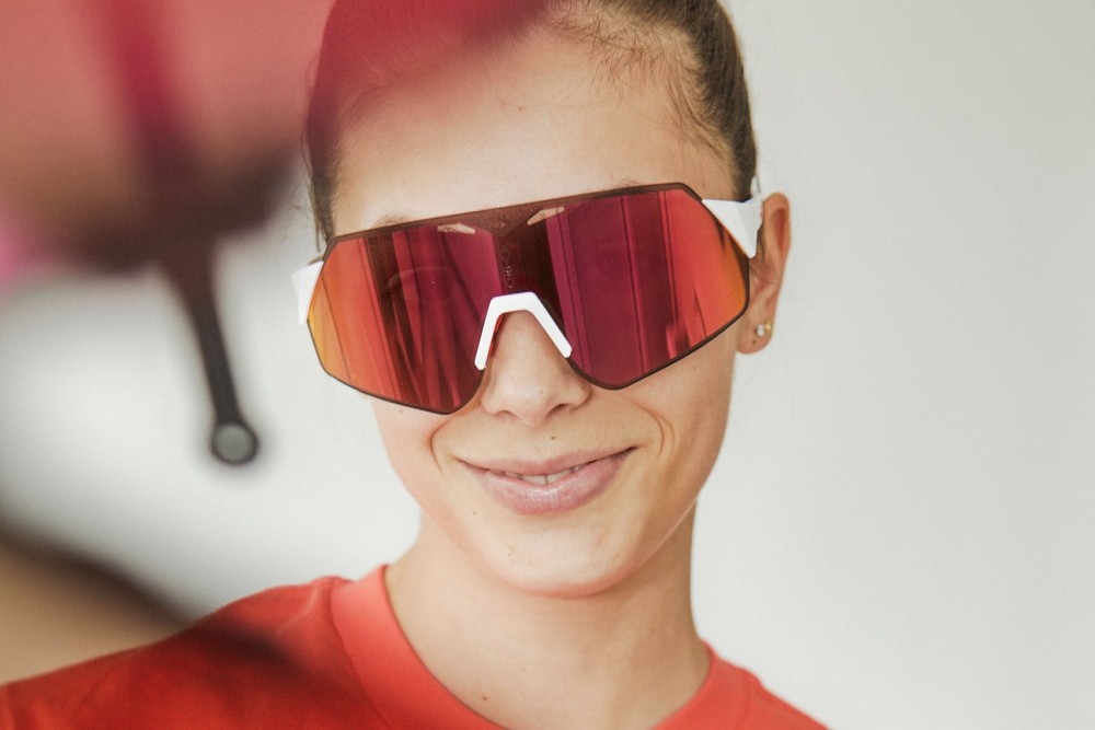 CORNEA WHITE - RED MIRROR LENS